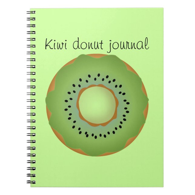kiwi donut notebook (Front)