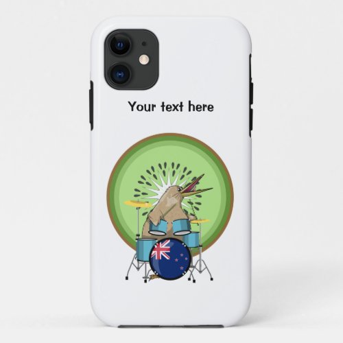 Kiwi Drumming New Zealand Music iPhone 11 Case