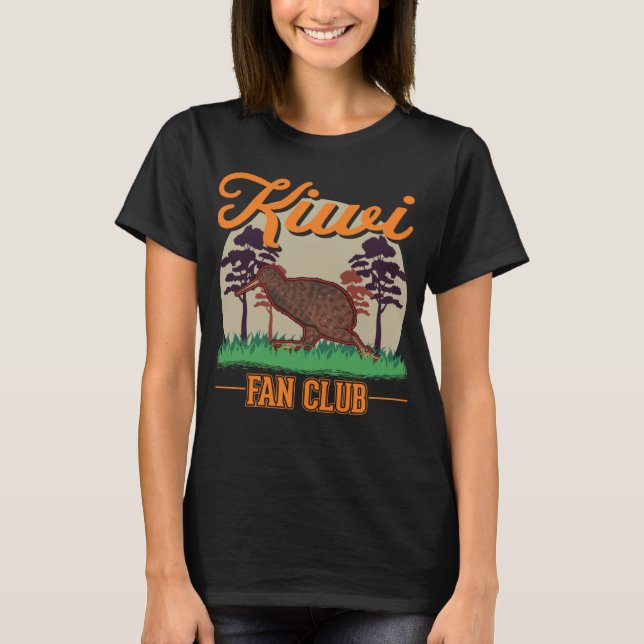 Kiwi Fan Club Kiwi Bird T-Shirt (Front)