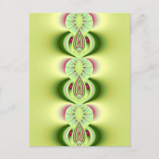 Kiwi Fine Fractal Art Postcard