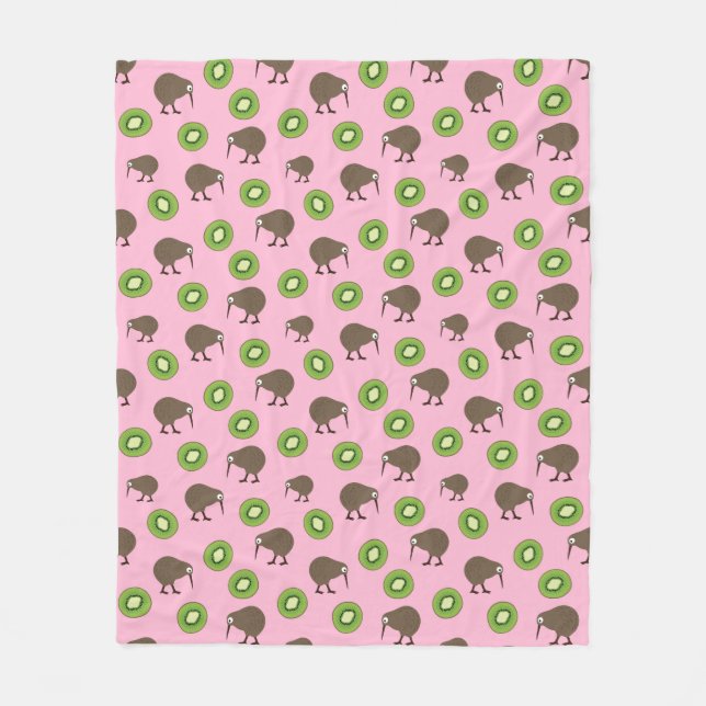Kiwi Fleece Blanket (Front)