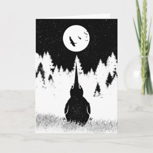 Kiwi Flightless Bird Card