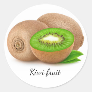 Kiwi fruit classic round sticker