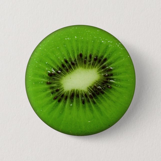 Kiwi Fruit Fresh Slice Button (Front)