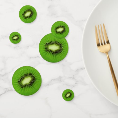 Kiwi Fruit Fresh Slice Confetti