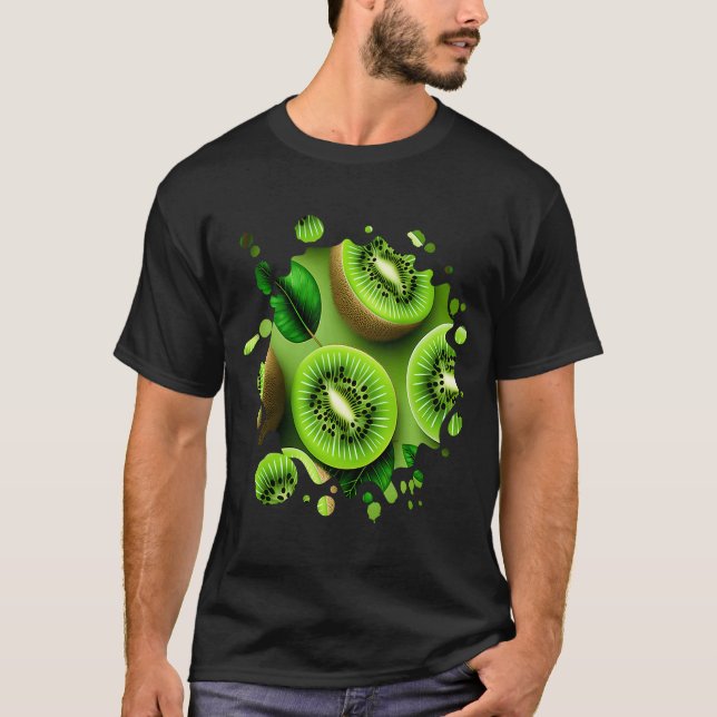 Kiwi Fruit  Gardening Veggies Cute Men Women T-Shirt (Front)