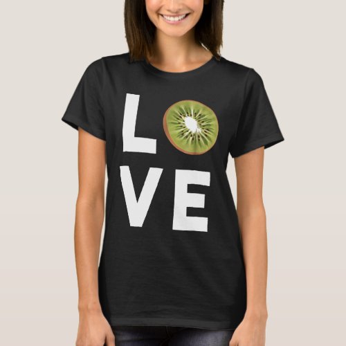 Kiwi Fruit Lover Funny Gift For Kids Vegans T_Shirt