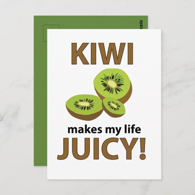 Kiwi Fruit Lover  Postcard (Front/Back)
