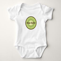 Kiwi Fruit Slice - "Kiwi Cutie" Baby Bodysuit