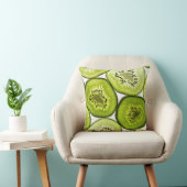 Kiwi Fruit Throw Pillow (Chair)