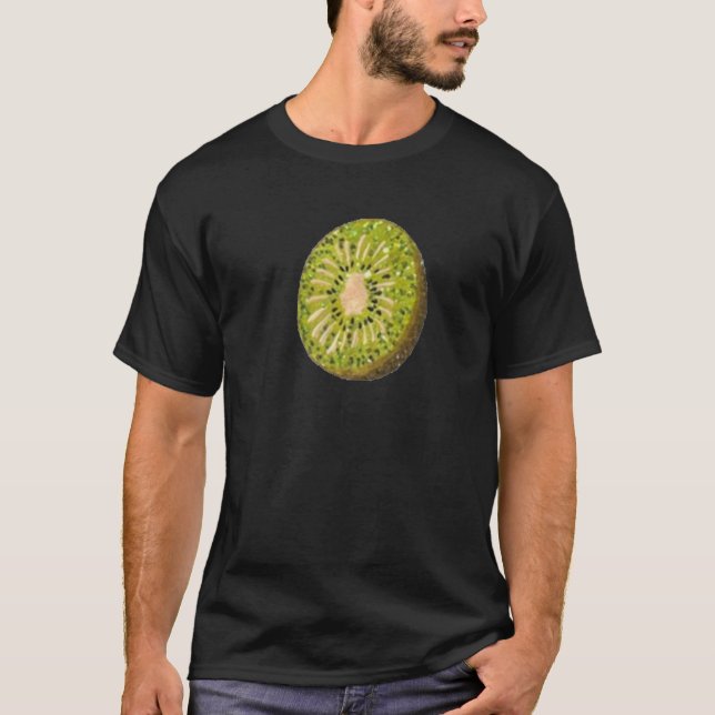 Kiwi Fruit Vacation Beach Kiwi T-Shirt (Front)
