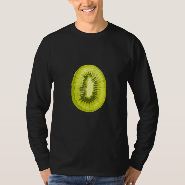 Kiwi Fruit Vacation Beach Pool Party T-Shirt (Front)