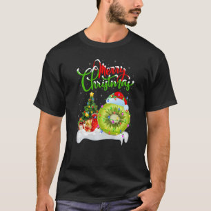 Kiwi Fruit Xmas Decorations Santa Kiwi Fruit Chri T-Shirt