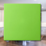 Kiwi Green Solid Color | Classic | Elegant Ceramic Tile<br><div class="desc">Kiwi Green Solid Color | Classic | Elegant | Trendy | Stylish | Gift</div>