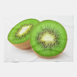 Kiwi halves towel