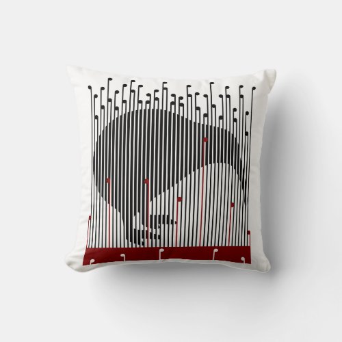 Kiwi in the Raupo BULLRUSH Throw Pillow