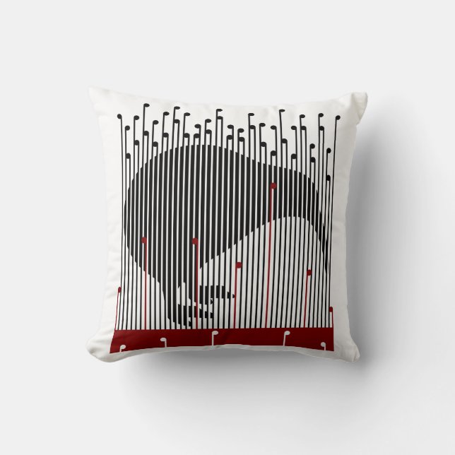 Kiwi in the Raupo, BULLRUSH Throw Pillow (Front)