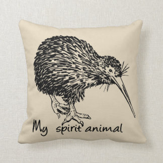 Kiwi is my spirit animal. throw pillow