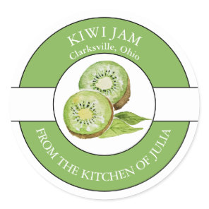 Kiwi Jam Label