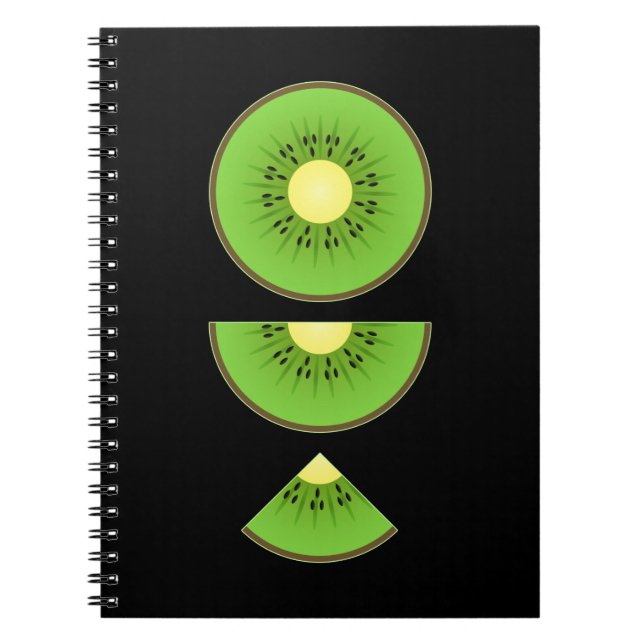 Kiwi Kawaii Cute Fruit Notebook (Front)