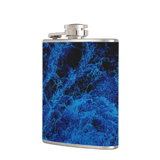 "Kiwi Lifestyle" - A Touch of Blue Slice#2 Flask