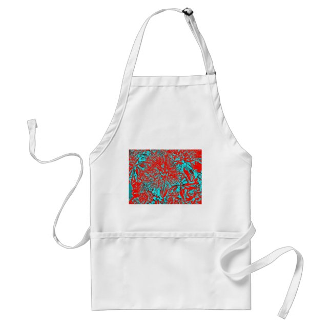 Kiwi Lifestyle - Pohutukawa NZ Bloom Huee Adult Apron (Front)