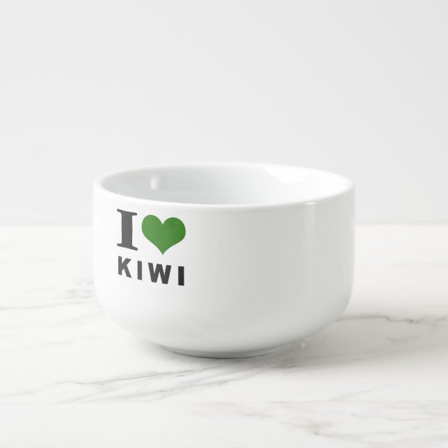 Kiwi lover soup mug (Front)