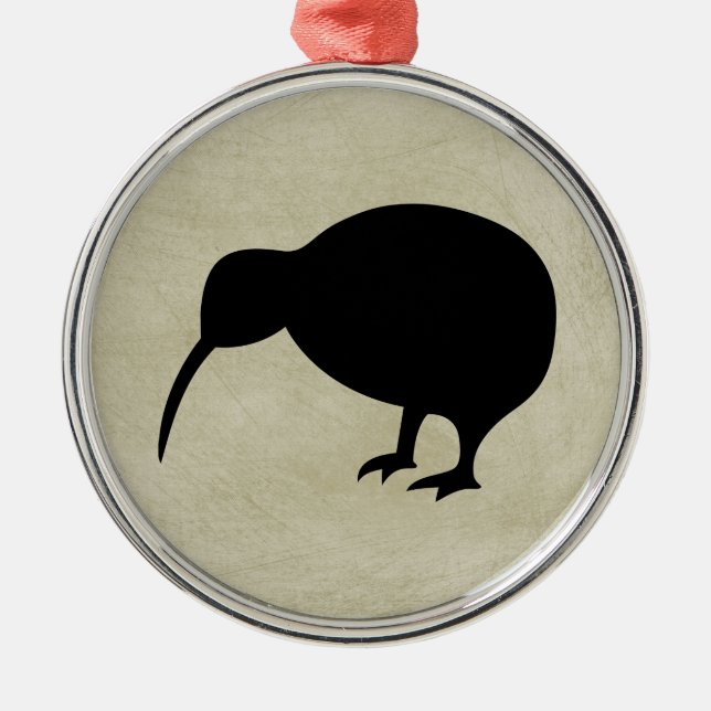 Kiwi Metal Ornament (Front)