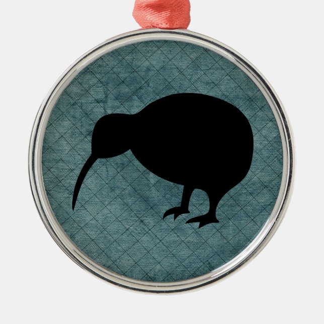 Kiwi Metal Ornament (Front)