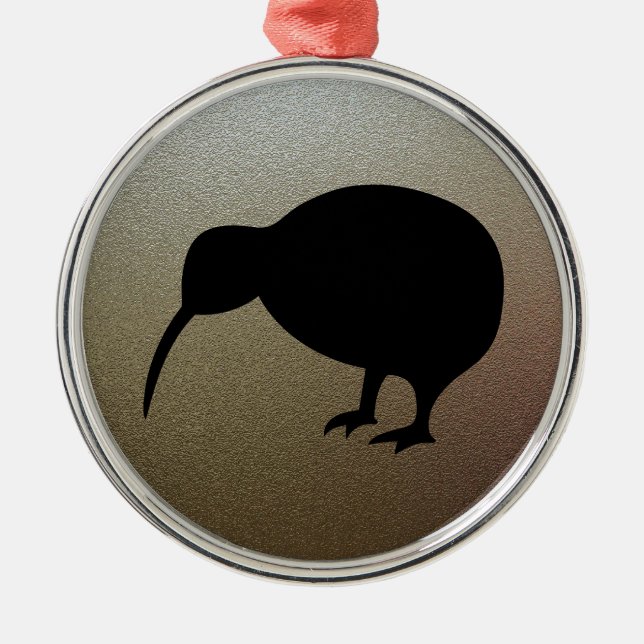 Kiwi Metal Ornament (Front)
