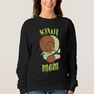Kiwi Mom Kiwi Bird New Zealand Mothers Day Sweatshirt