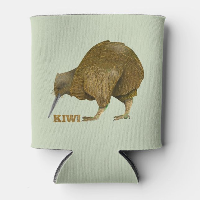 Kiwi N.Z. Bird Can Cooler (Front)