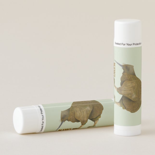 Kiwi N.Z. Bird Lip Balm (Front)
