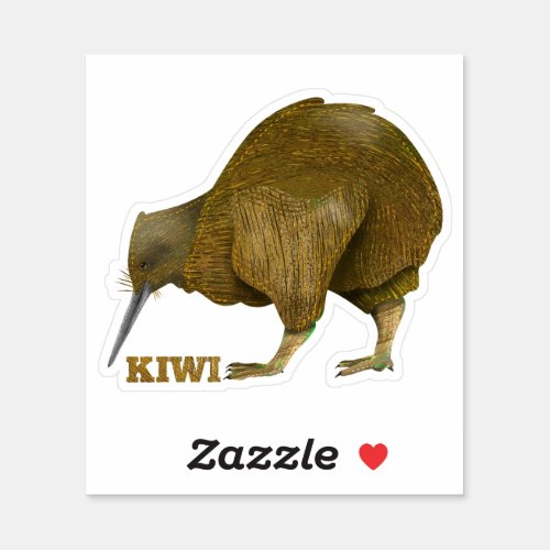 Kiwi NZ Bird Sticker