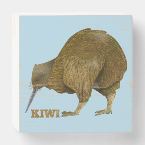 Kiwi NZ Bird Wooden Box Sign