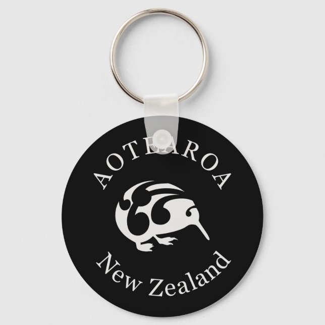 KIWI New Zealand /Aotearoa  national bird Keychain (Front)
