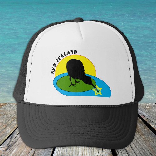 Kiwi _ New Zealand Bird  Bro FashionTrucker Hat