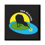 Kiwi - New Zealand Bird & Bro Travel (Aotearoa) Magnet