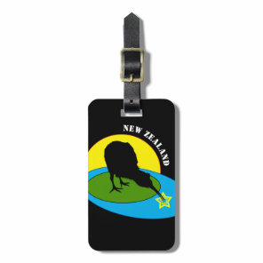 Kiwi - New Zealand Bird & Bro travel (luggage) Luggage Tag