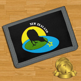 Kiwi - New Zealand Bird & Bro travel (wallets) Tri-fold Wallet
