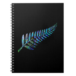 KIWI NEW ZEALAND FERN PAUA NOTEBOOK