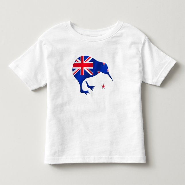 kiwi New Zealand flag soccer football gifts Toddler T-shirt (Front)
