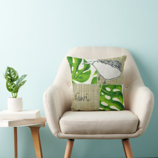 Kiwi - New Zealand native bird, kiwiana Throw Pillow