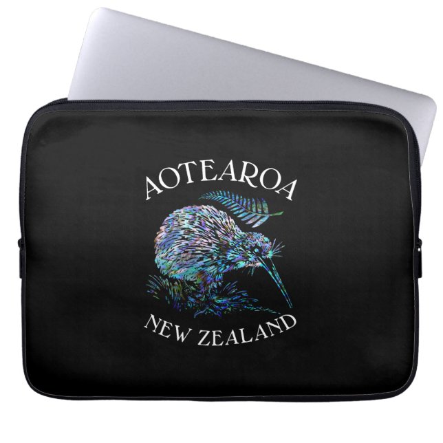 KIWI NEW ZEALAND PAUA LAPTOP SLEEVE (Front)