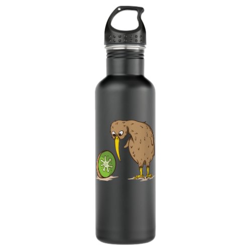 Kiwi New Zealand unable to fly Vogel Kiwifruit Stainless Steel Water Bottle