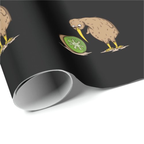 Kiwi New Zealand unable to fly Vogel Kiwifruit Wrapping Paper