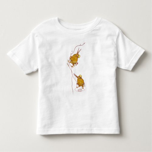 Kiwi NZ BIRDS ROCK CLIMBING Toddler T_shirt