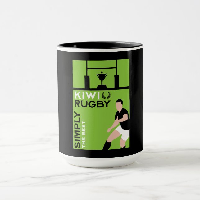 Kiwi NZ Rugby Players Art Mug (Center)