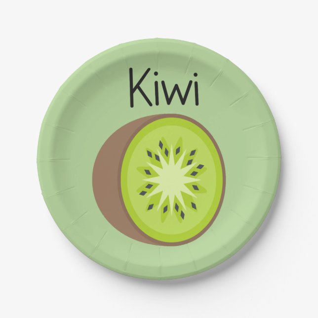 Kiwi Paper Plates (Front)