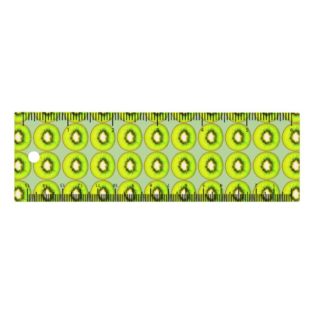 Kiwi Pattern Ruler (Front)